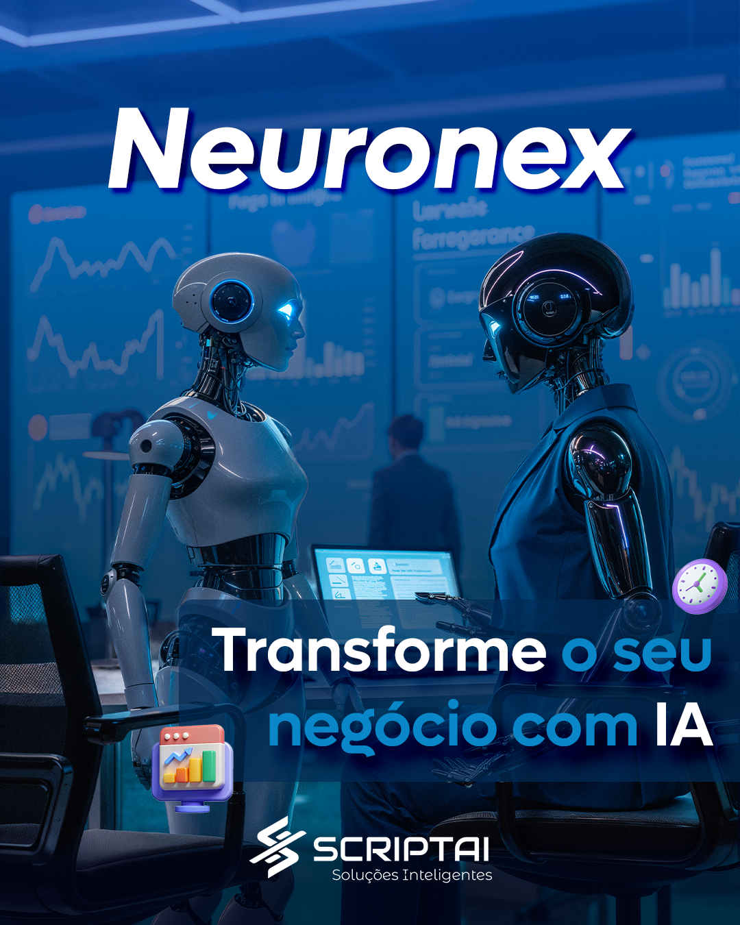 Scriptai Neuronex - AI solutions social media campaign